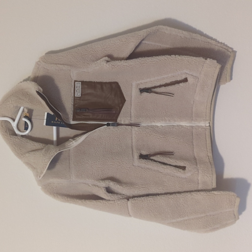 Polo Ralph Lauren XS tan jacket.